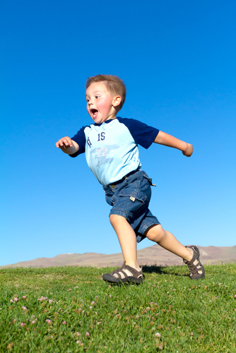 boy running